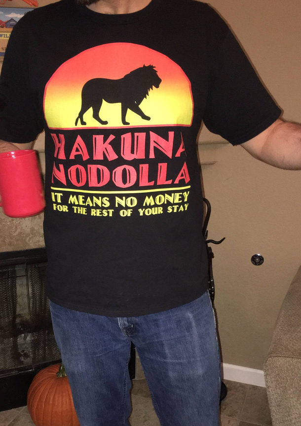My dad bought the family a Disneyland trip so we got him this gift
