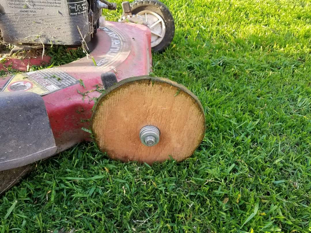 My Dad fixed my lawnmower
