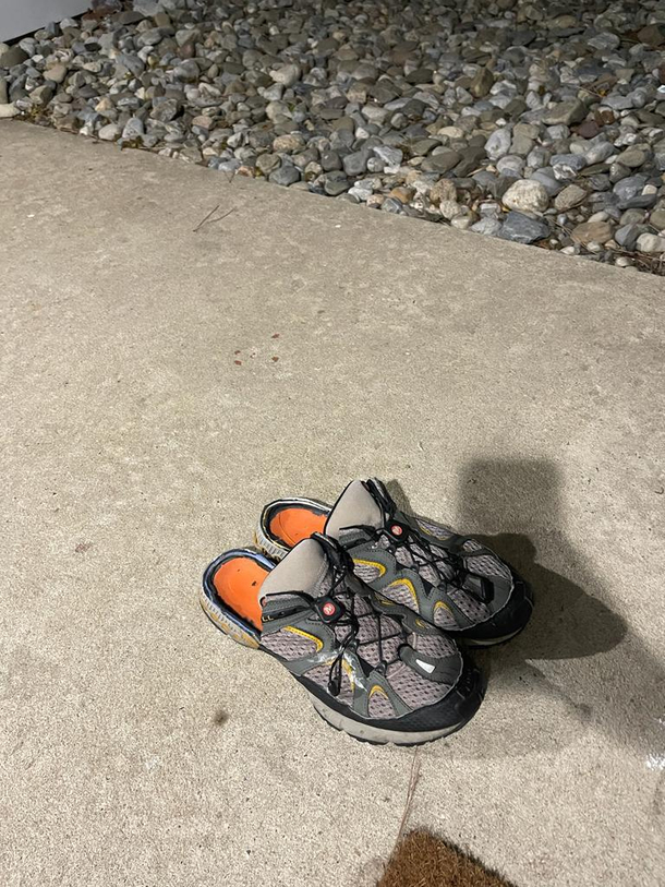 My dad just made these Sneaker-Chunklas I dont know to laugh or be in awe