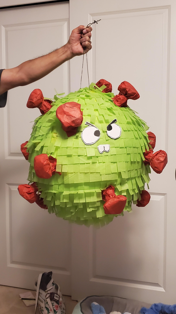 My dad made a piata for my sisters birthday