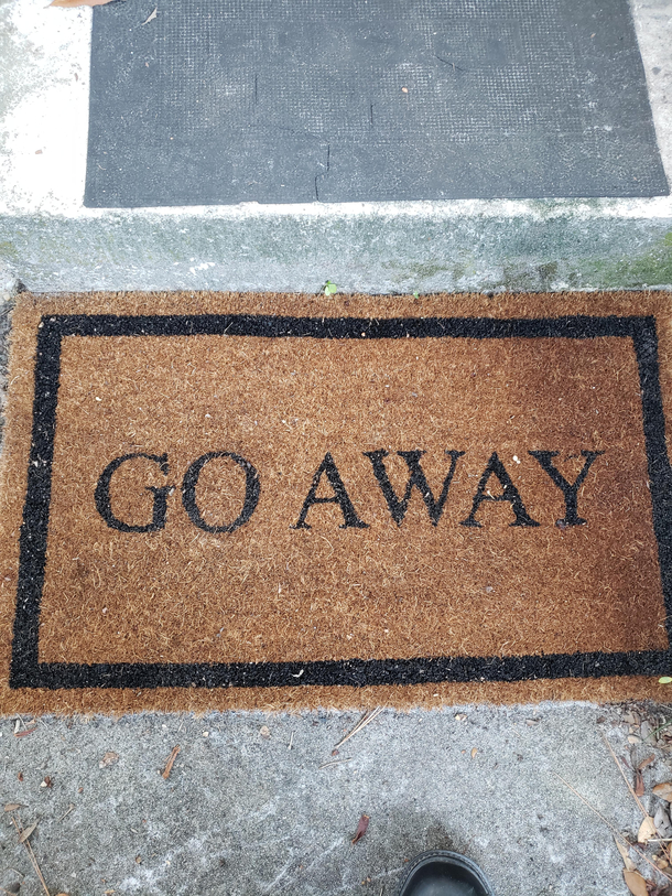 My Dads doormat