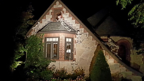 My dads Halloween decorations this year