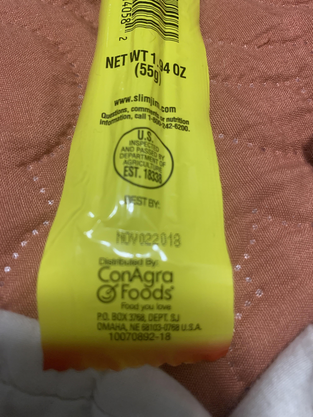 My daughter ate half of this Slim Jim todaythanks Walmart