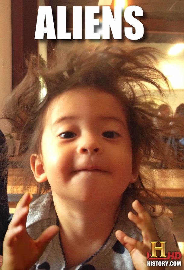 My daughter woke me up with her hair looking like this and all I could think was