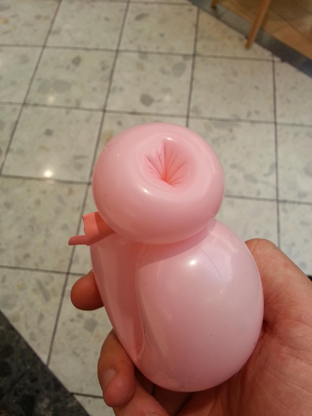 My daughters balloon animal popped and I found this little asshole