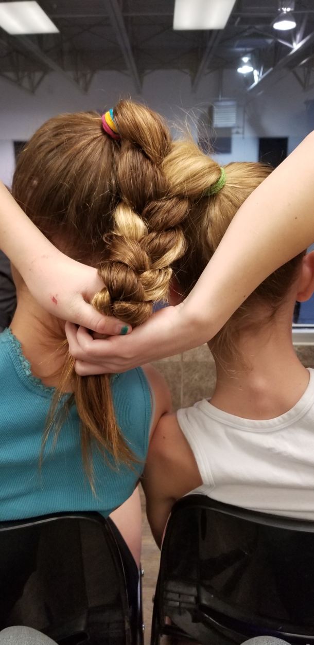My daughters new punishment when they fight with each other