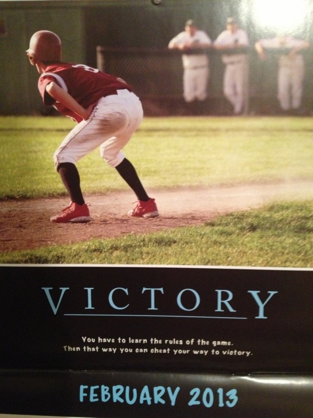 My demotivational calendar February 