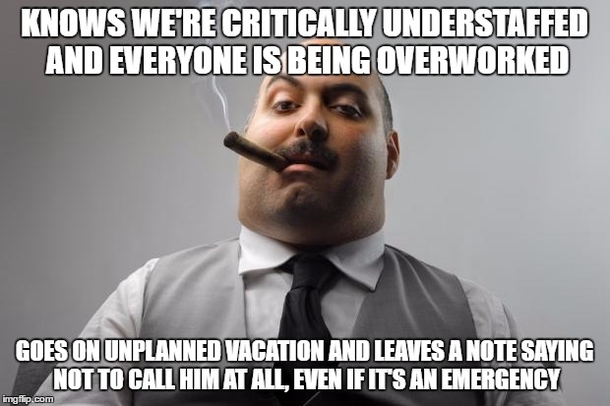 My department manager sure is swell