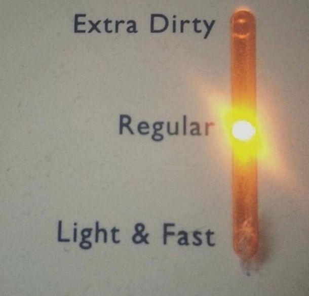 My dishwasher has the same settings as my girlfriend