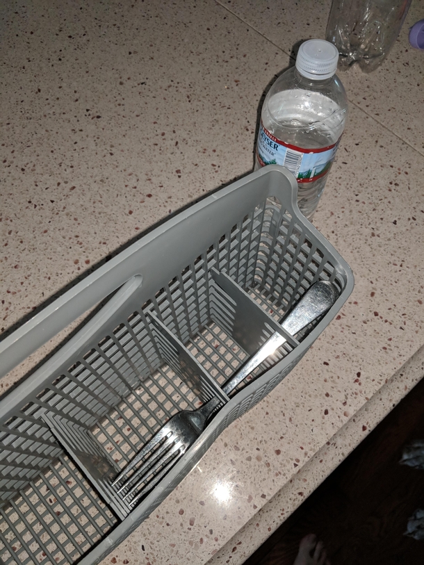 My dishwasher practices the dark arts
