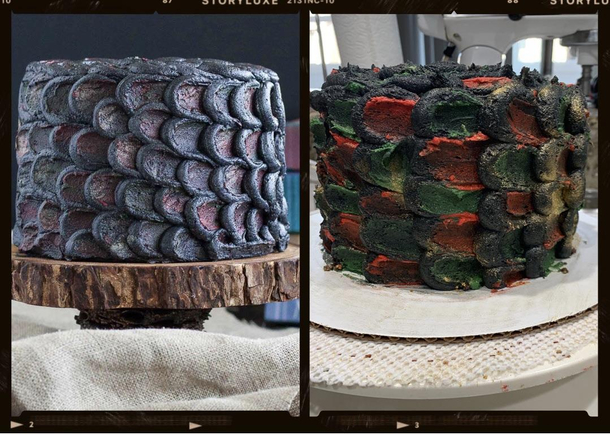 My Dragon Scale cake NAILED IT Haha Pinterest fail