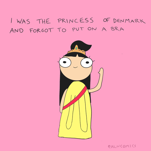 My dreams are weird so I draw them