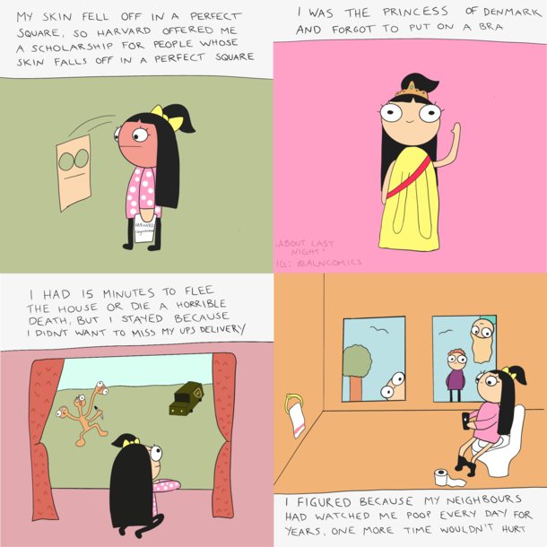 My dreams are weird so I draw them Pt 