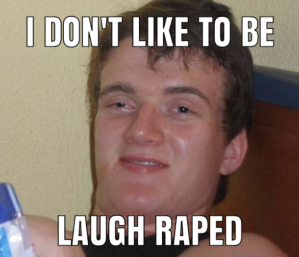 My drunk friend couldnt remember the word tickle