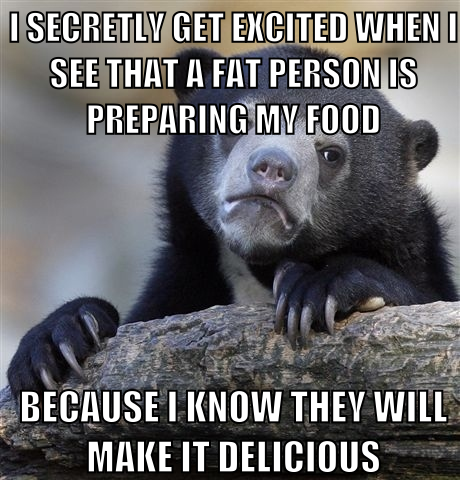 My eating out confession