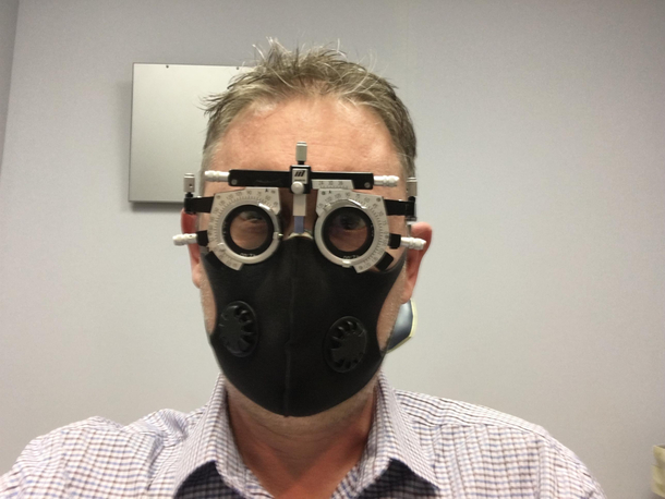 My emergency trip to the ophthalmologist was interesting You merely adopted the dark I was born into it