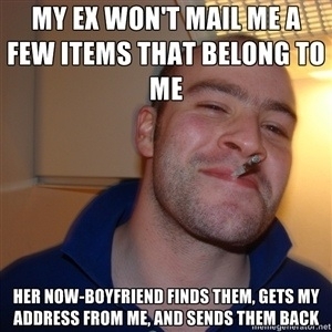 My ex girlfriends boyfriend is a good dude