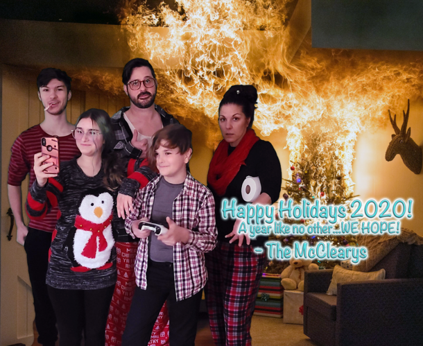My family decided our card should reflect 