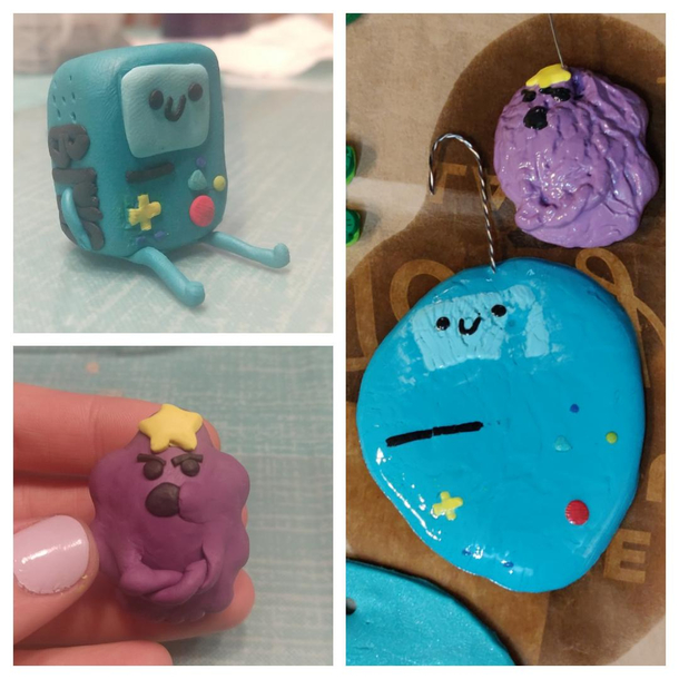My family has a tradition of making ornaments out of polymer clay on Thanksgiving Someone didnt buy the right brand this year