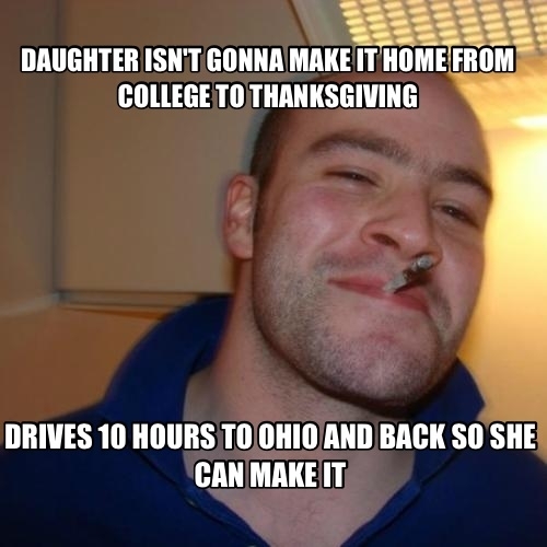 My father is a hell of a guy