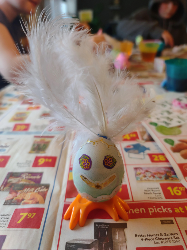 My favorite decorated egg by -year-old mother