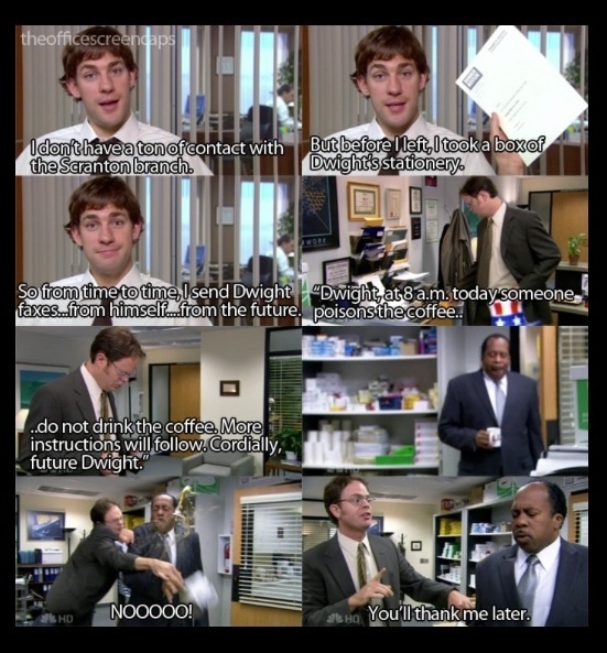 My favorite Jim and Dwight moment