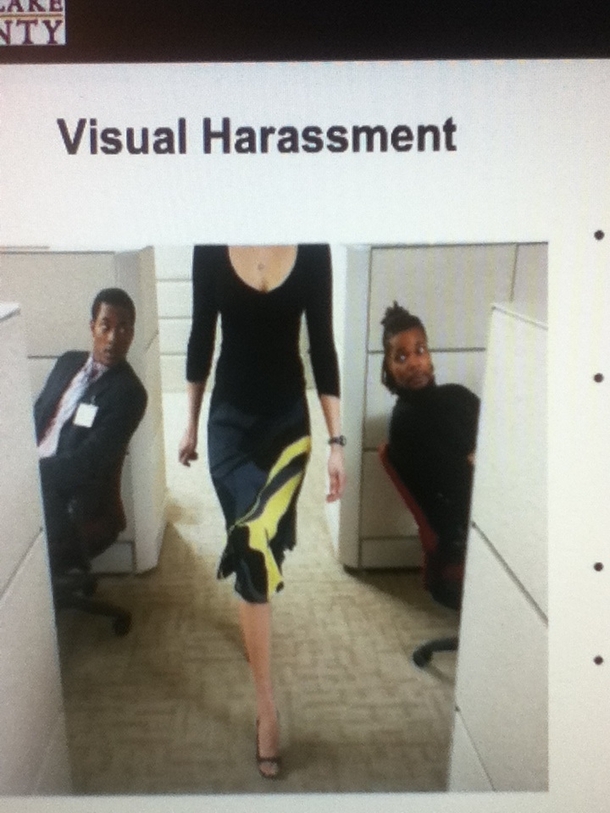 My favorite picture from my sexual harassment training