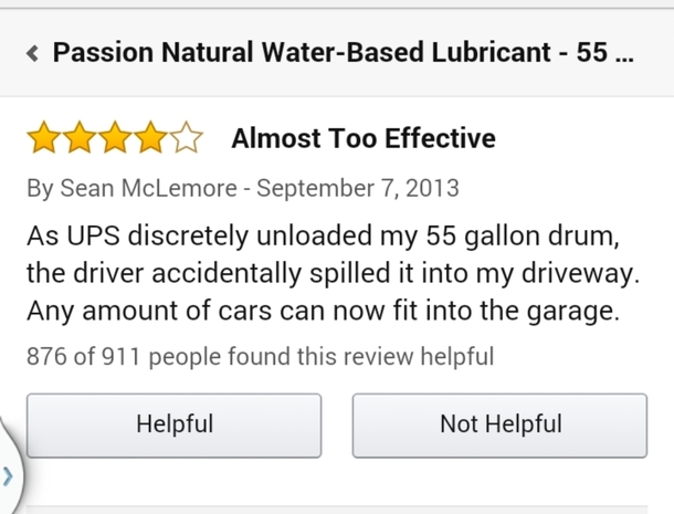 My favourite Amazon Review