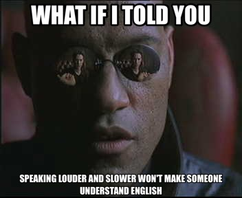 My fellow Americans I am in Italy for the week and I dont think everyone gets this