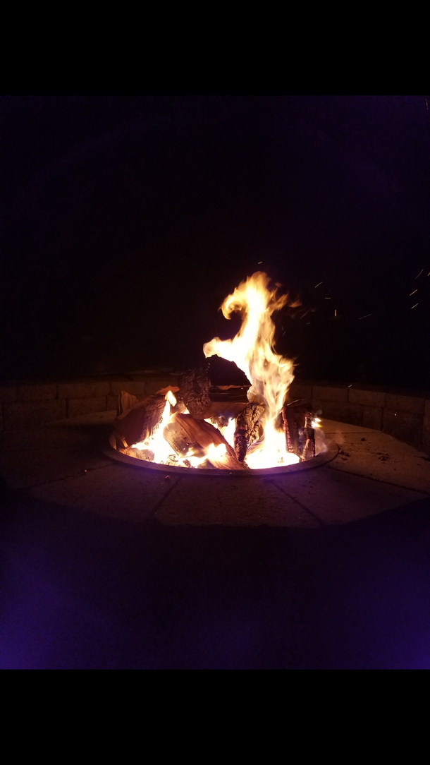 My fire gave birth to a horse