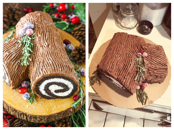 My first attempt at a Bche de Noel