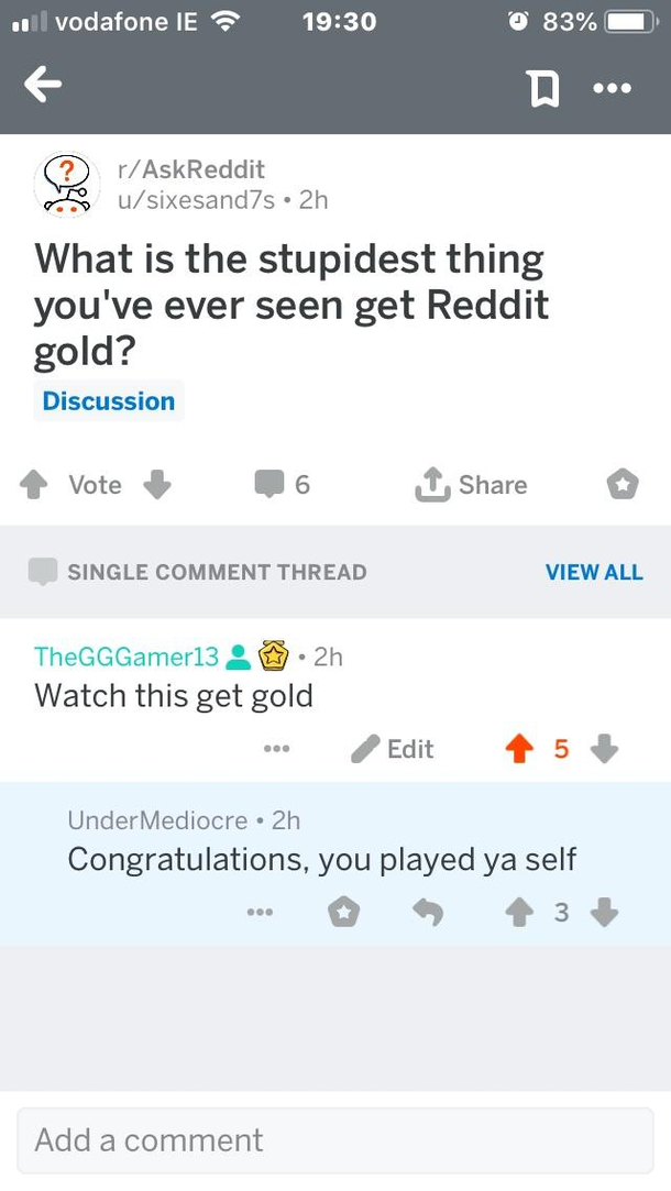 My first award