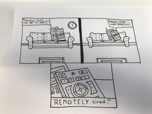 My first comic strip ever