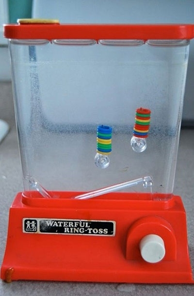 My first handheld game