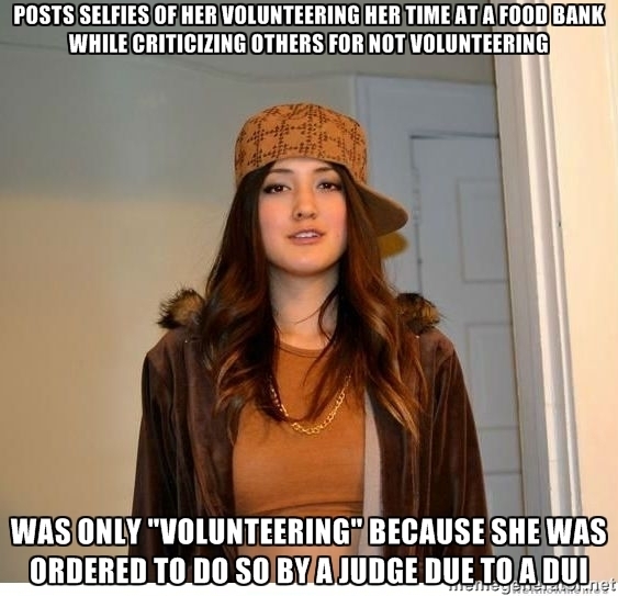 My former boss thought she was quite the charitable person
