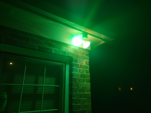 My friend and I spoke about his lights He said he liked the blue color I dont think he knows 