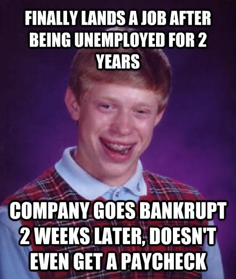 My friend cant catch a break