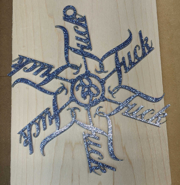 My friend figured out how to do vector cutting with his laser cutter
