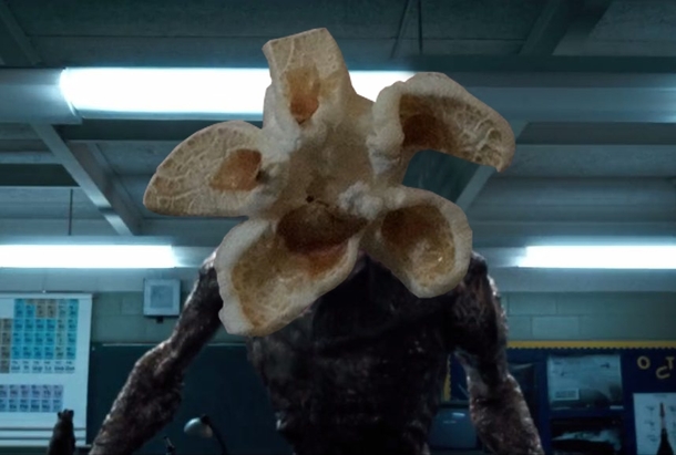 My friend found the Demogorgon in his popcorn