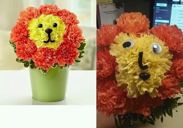 My friend had a really bad week so I sent her some flowers This is what the florist delivered