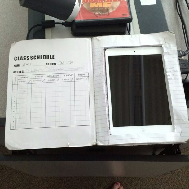 My friend is a middle school teacher She caught a student with this today