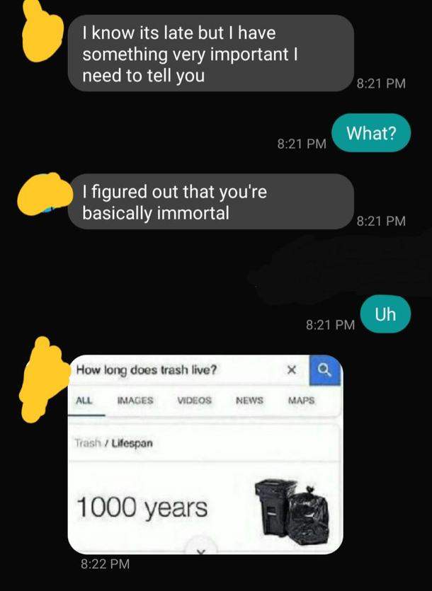 My friend is not confident in me