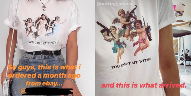 My friend ordered a tshirt online and Ive been crying with laughter for  days over the result