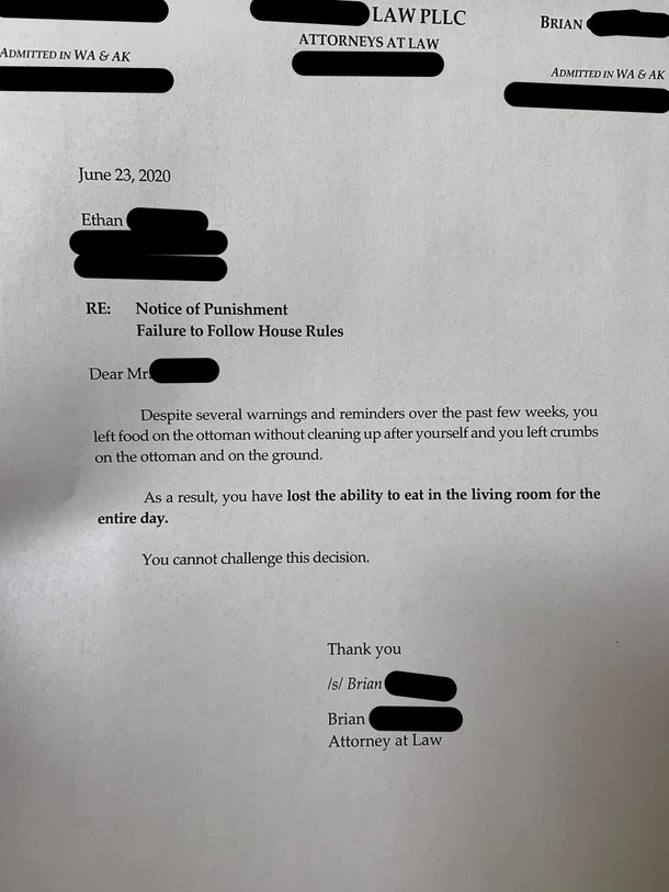 My friend said stern talks are no longer working with her child So her husband got official