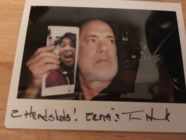 My friend sent some fan-mail to Tom Hanks on a whim The quick reply she got was