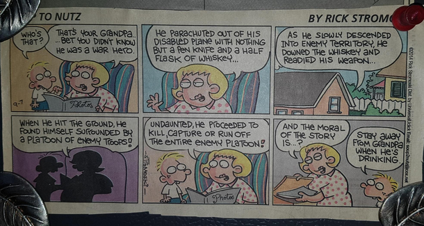 My friend still has this classic comic on his refrigerator