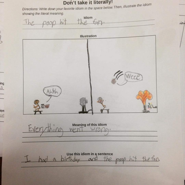 My friend teaches fifth grade and she was given this by a student today This kid is going places