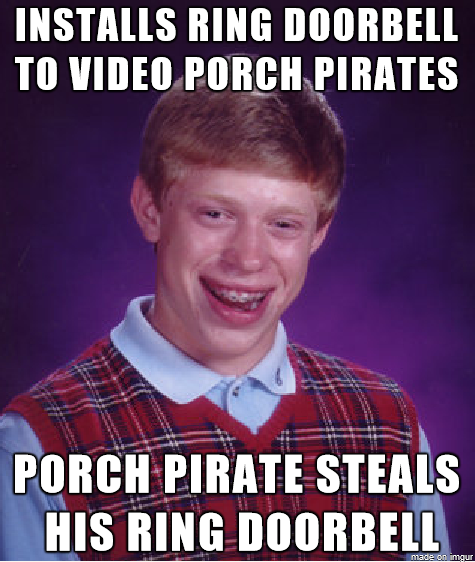 My friend thought he found the perfect solution to porch pirates
