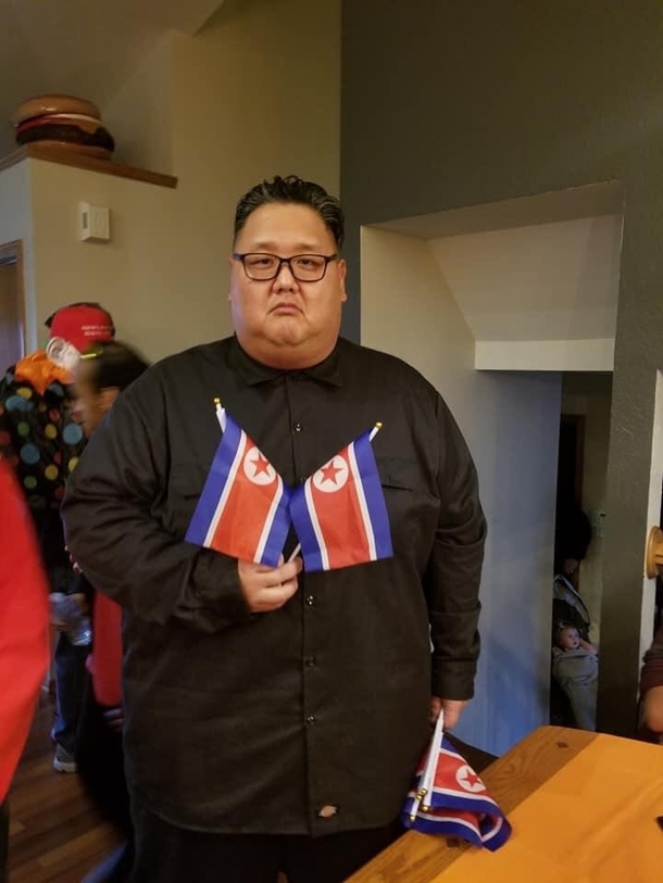 My friend won the Halloween costume contest Are you surprised