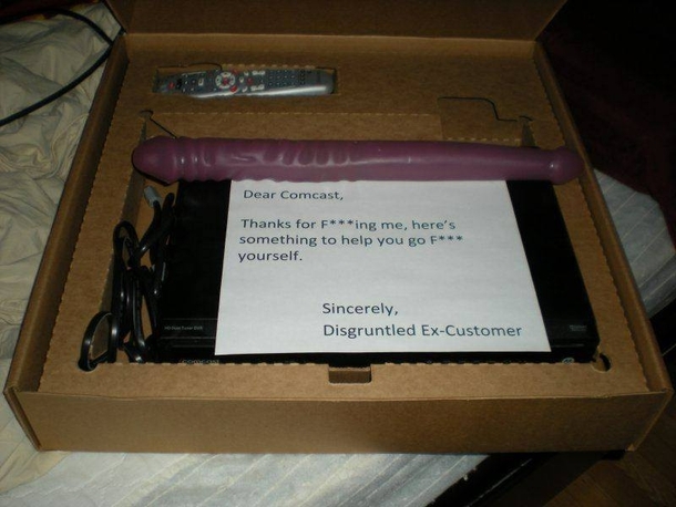 My friend works for Comcast customer brought this in